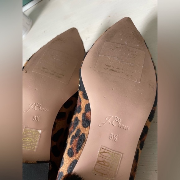 J. Crew Leopard Print Loafers, Size 8.5 - Picture 12 of 14